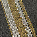 黒八の名古屋帯 西条吉広作 質感・風合