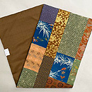 江戸裂の寄せ名古屋帯　帯裏