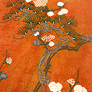 江戸衣裳解き紅花染めの名古屋帯 質感・風合