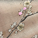 暈しに梅の名古屋帯 質感・風合