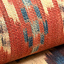 カリマンタン イカットの名古屋帯 質感・風合