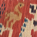 カリマンタン イカットの名古屋帯 質感・風合