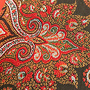 黒地カシミールの名古屋帯 質感・風合