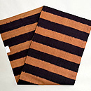 横太縞の名古屋帯 帯裏