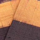 横太縞の名古屋帯 質感・風合