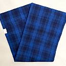 格子文本場結城の名古屋帯 帯裏