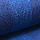 格子文本場結城の名古屋帯 質感・風合