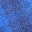 格子文本場結城の名古屋帯 質感・風合