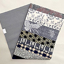 浦野理一の横段継ぎの名古屋帯 帯裏