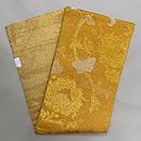 二重蔓牡丹文様の袋帯　桝谷高尾作　帯裏