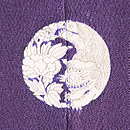 梅にウグイス色留袖　背紋