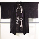 蜘蛛の巣に萩文様単衣羽織　正面