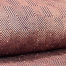 伊兵衛織 入子菱文様単衣　質感・風合