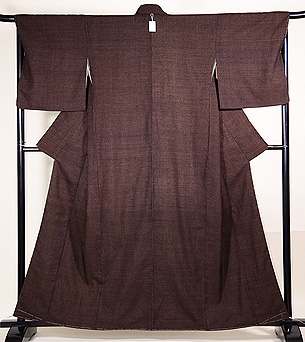 140亀甲茶結城縮