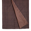 140亀甲茶結城縮　上前