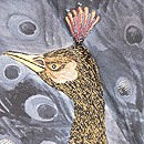 孔雀幻想訪問着 質感・風合