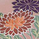 籬(まがき)に菊文様訪問着 質感・風合