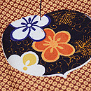 疋田に双葉葵の小紋 質感・風合