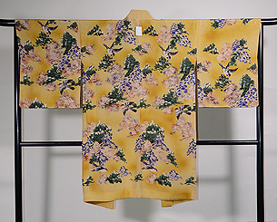 秋野にスズメの羽織