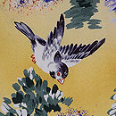 秋野にスズメの羽織 質感・風合