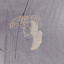 竹林にふくら雀の小紋 質感・風合