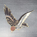 夕焼け空に雀の羽織 質感・風合