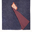 江戸小紋に凧の刺繍付下 上前