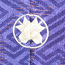 桐唐草の付下 背紋