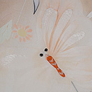 春を呼ぶ灰桜色訪問着 質感・風合