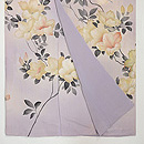 ツツジに青い鳥の訪問着 上前