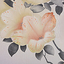 ツツジに青い鳥の訪問着 質感・風合