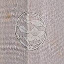 ツツジに青い鳥の訪問着 背紋