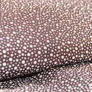 大小霰文様の羽織　質感・風合