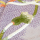 綸子絞り組紐刺繍訪問着　質感・風合