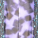 黒地に垂れ梅の羽織　羽裏