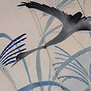 ススキが原に雁単衣付下 質感・風合