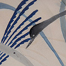 ススキが原に雁単衣付下 質感・風合