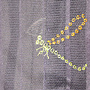 蜻蛉刺繍縦紗羽織 質感・風合