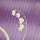 京紫地春の野の花色留袖　質感・風合