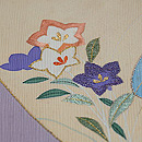 誰が袖の図刺繍楊柳訪問着　質感・風合