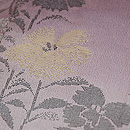紫暈しナデシコの単衣小紋　質感・風合