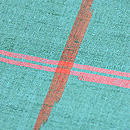 綾の手紡製草木染紬　質感・風合