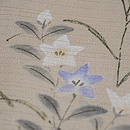 秋野の花々変わり織紗紬　質感・風合