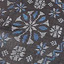 華丸文様の宮古上布　質感・風合