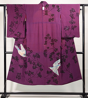 ケヤキ林にホトトギスの付下