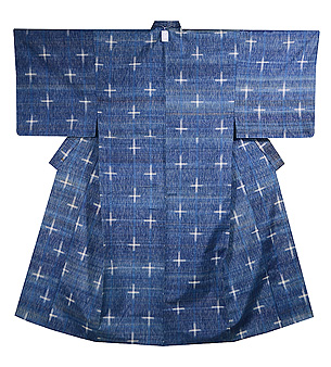 志村ふくみ作 十字絣単衣