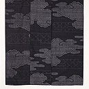 本場結城紬100亀甲雲に霞文様　上前