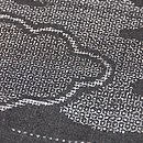 本場結城紬100亀甲雲に霞文様　質感・風合