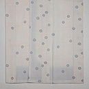 白地ドット柄本場結城紬　上前