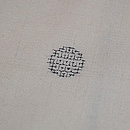 白地ドット柄本場結城紬　質感・風合